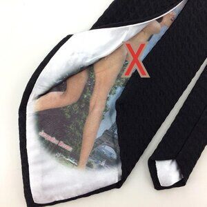 Pin Up Tie Peek A Boo Peekaboo Nude Woman/Girl Risque Necktie Deadstock/New
